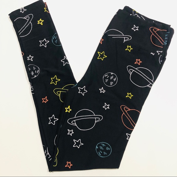 LuLaRoe Pants - NEW LuLaRoe OS Leggings - Planets & Stars